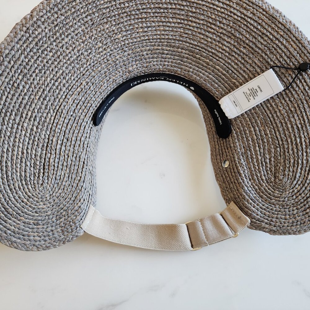 NWT - Helen Kaminski Maris Raffia Visor Hat - Eclipse👒 #11957 - Picture 7 of 12